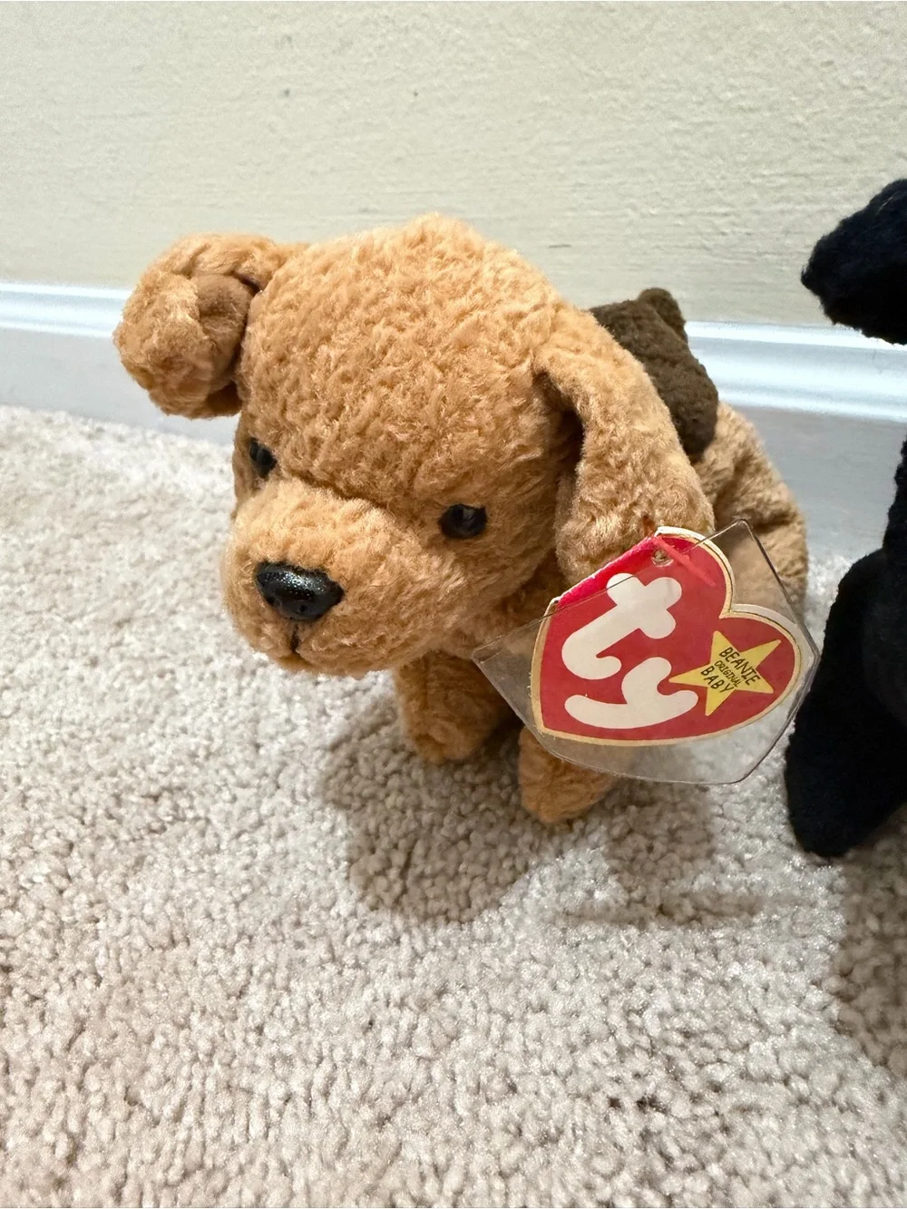 Vintage Ty Beanie Babies Dog Lot of 3 - Tuffy, Scottie, Gigi Black Poodle